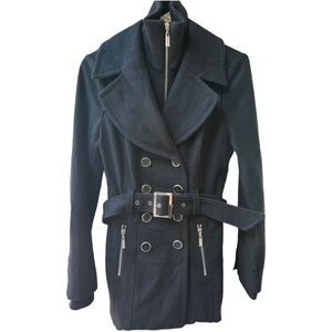 G by Guess Black Peacoat